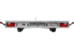 Dépanneuse plate-forme en aluminium à deux essieux UNIPLAT 600 ALU PTAC 3500 KG avec rampes de chargement – Image 2