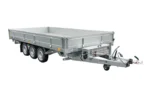 REMORQUE BENNE HYDRAULIQUE 3 ESSIEUX 400×200 UNITRAILER TASKER 400/3C 3500 KG – Image 8