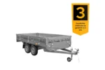 Remorque 2 essieux 304×153 UNITRAILER SOLID 300/2 PTAC 750 kg – Image 4